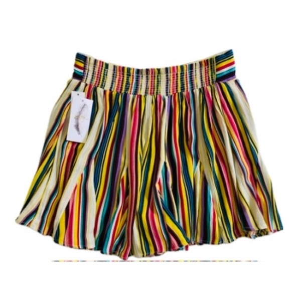 Jessica Simpson: Archer Skort, Torrid Striped, Full Mini Skirt, Small NWT - Picture 7 of 16